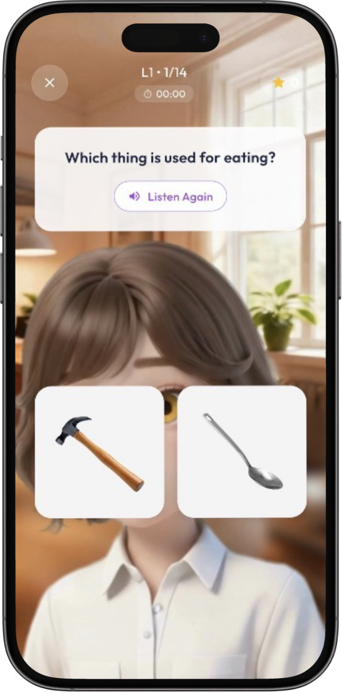 Match game interface